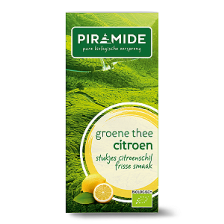 Groene thee citroen biologisch 20 builtjes
